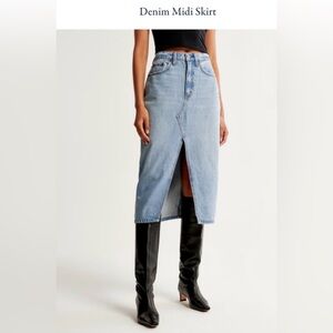 Abercrombie&Fitch Midi Denim Skirt , size 26/2